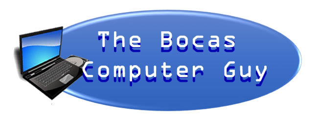 Bocas Computer Guy  Logo